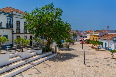 Castro Marim Portekiz. 3 Ağustos 2018. Görünüm Castro Marim köyü Algarve Portugal.Castro Marim, Portekiz. 