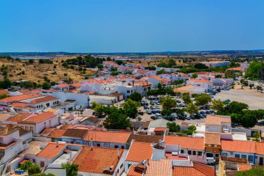 Castro Marim Portekiz. 3 Ağustos 2018. Görünüm Castro Marim köyü Algarve Portugal.Castro Marim, Portekiz. 