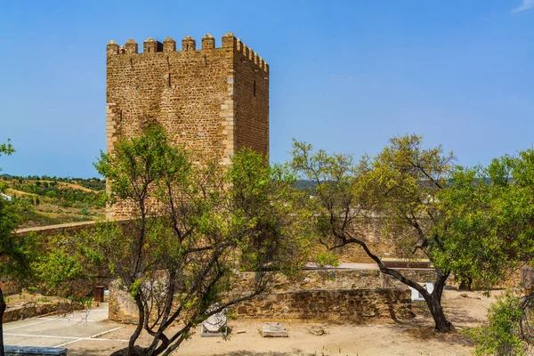 Mertola Portugal August 2018 View Mertola Castle Mertola Village Alentejo — Stock Photo, Image