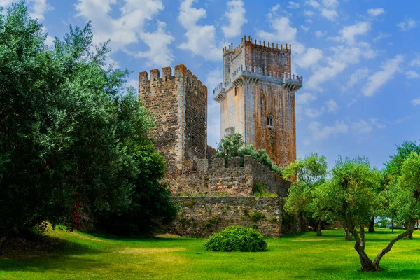 Beja 城堡塔的看法 Beja 葡萄牙 — 图库照片