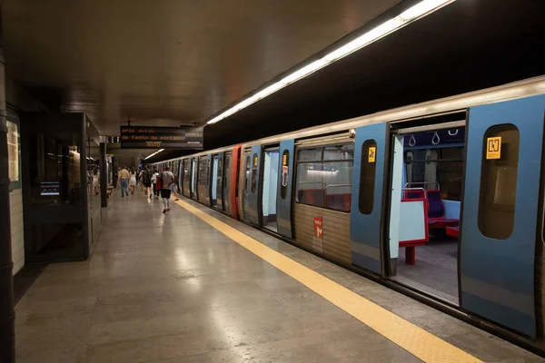 Лиссабон Португалия Апреля 2018 Года Станция Rato Metro Лисбоне Португалия — стоковое фото