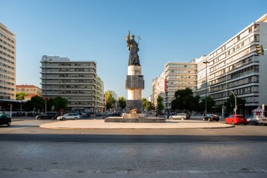 Lisboa, Portekiz. 03 Ekim 2018. Alvalade Plaza Lizbon Alvalade İlçesi'nde görünümünü.