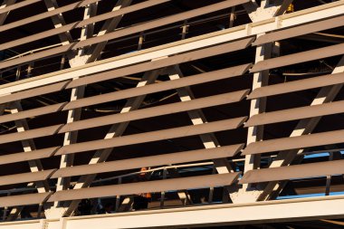 Lizbon Portekiz. 10 Ekim 2018. Oceanario de Lisboa dünya en büyük akvaryumlar Parque das Nacoes Lizbon biri dış mimari detay.