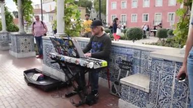 Lizbon Portekiz. 19 Ekim 2018. Dowton Lizbon yürüyüş