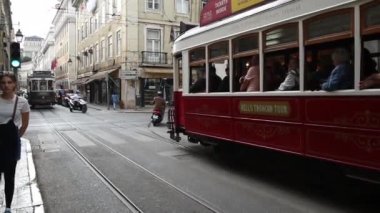 Lizbon Portekiz. 19 Ekim 2018. Dowton Lizbon yürüyüş