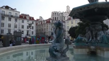 Lizbon Portekiz. 19 Ekim 2018. Dowton Lizbon yürüyüş