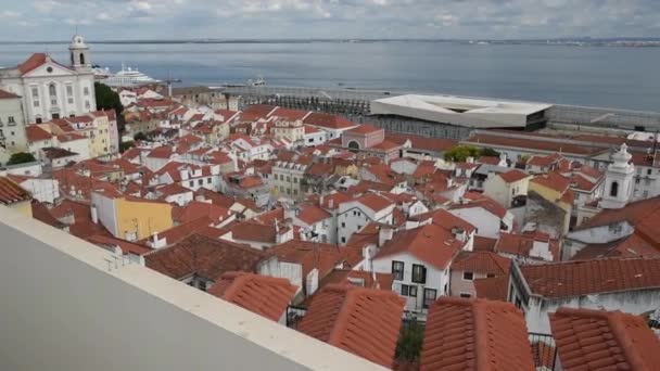 リスボン ポルトガル 2018 Dowton リスボンでウォーキング — ストック動画
