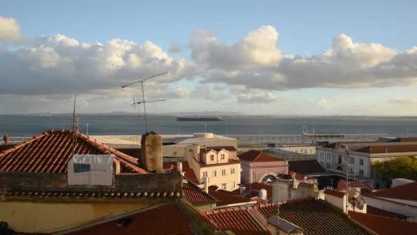 Lissabon Portugal November 2018 Alfama Wijk Lissabon Alfama Een Van — Stockvideo