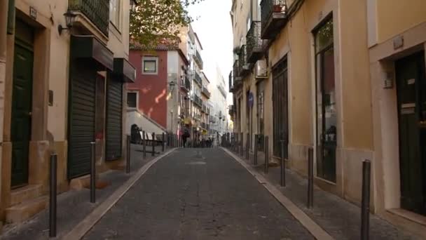 Lisbonne Portugal Novembre 2018 Quartier Alfama Lisbonne Alfama Est Des — Video