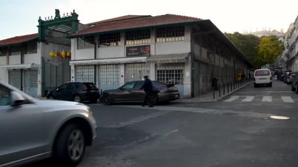 Lisabon Portugalsko Října 2018 Santa Marta Náměstí Lisabonu — Stock video