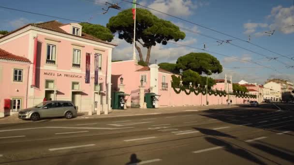 Lisboa Portugal Noviembre 2018 Vista Del Barrio Belem Lisboa — Vídeo de stock