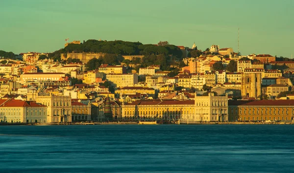 View Dowton Lisbon Other Side Tejo River Cacilhas — Stock Photo, Image