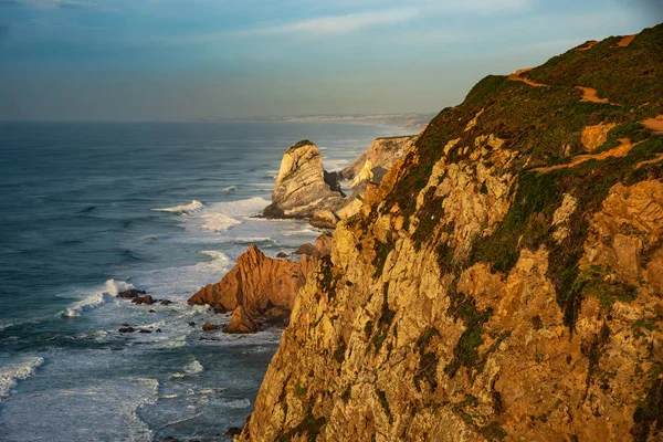 Blick Auf Cabo Roca Sintra Portugal Ist Der Ozidentalste Punkt — Stockfoto