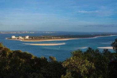 Setubal Portekiz. 27 Ocak 2019. Setubal kenti Arrabida Doğal Parkı