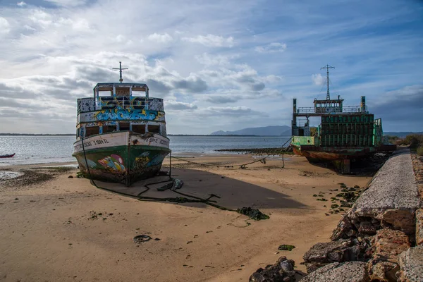 セトゥーバル ポルトガル 2019 ポルトガル セトゥーバル Portuary 地区ベックで放棄された Passagers — ストック写真