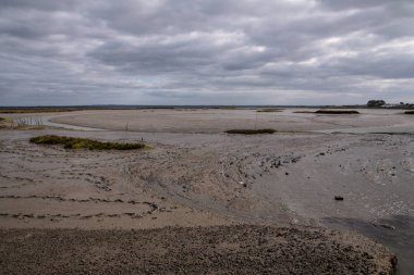 river sado Haliç Setubal yan, Setubal Portekiz görünümünü