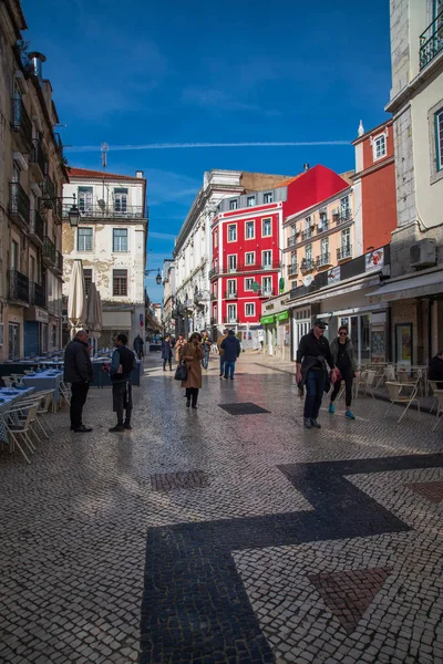 Λισαβόνα Πορτογαλία Φεβρουαρίου 2019 Άποψη Του Dowton Λισαβόνας — Φωτογραφία Αρχείου