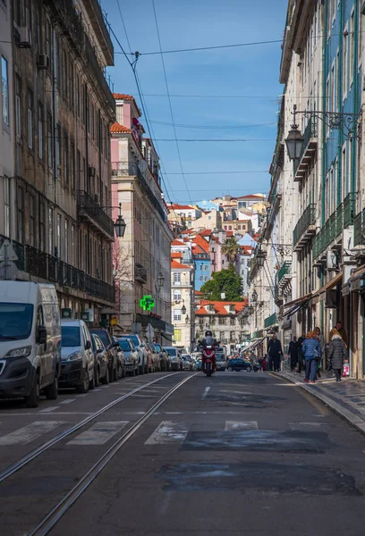 Lisboa Portugal Febrero 2019 Vista Dowton Lisboa — Foto de Stock