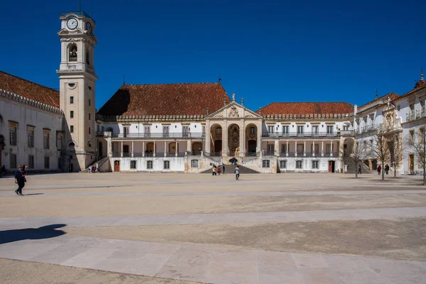 Uniwersytet w Coimbrze Portugalia — Zdjęcie stockowe