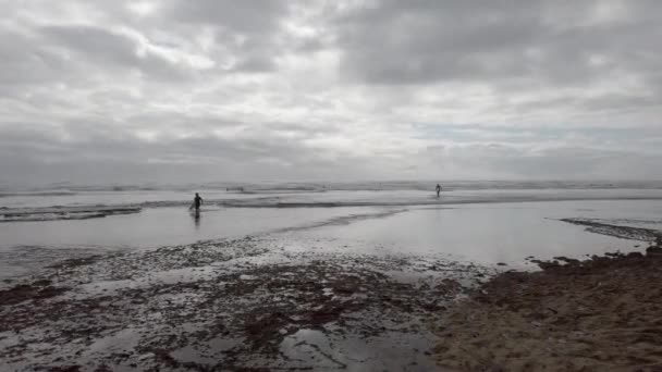 Ribeira Ilhas Beach Ericeira Portugal — Stok video