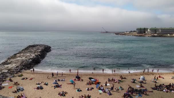 Mafra Portugal Agosto 2019 Playa Sur Ericeira Portugal — Vídeos de Stock