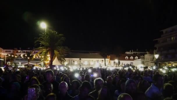 Кашкайш Португалия Августа 2019 Года Festas Mar Small Festival Cascais — стоковое видео
