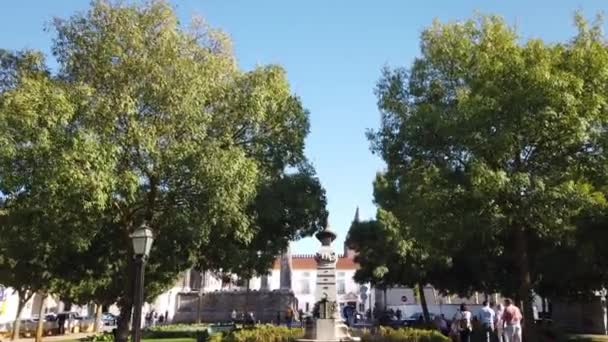 Evora Portugal Septiembre 2019 Vista Del Templo Diana Ciudad Evora — Vídeo de stock