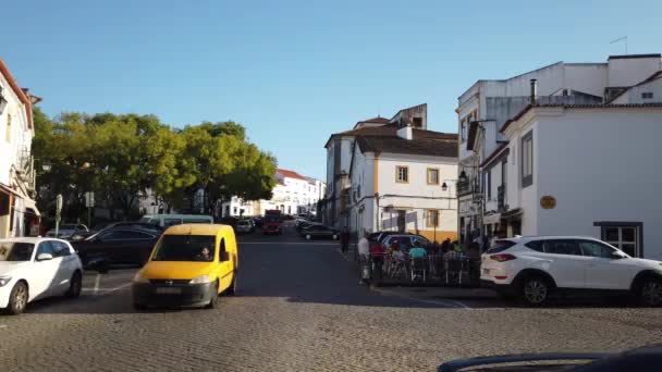 Evora Portekiz Eylül 2019 Alentejo Portekiz Evora Şehir Görünümü — Stok video