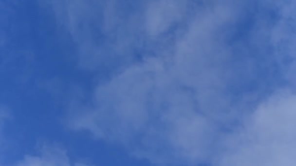 Nuvole Movimento Nel Cielo Blu — Video Stock