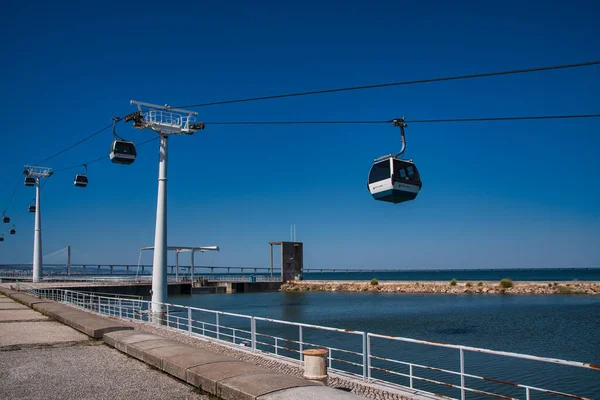 Parque Das Nacoes Parte Oriental Lisboa Portugal — Foto de Stock