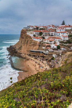 Azenhas Mar 'ı Sintra, Portekiz' de yapıyor..
