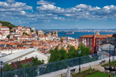 Lizbon 'daki Sao Pedro de Alcantara bakış açısı
