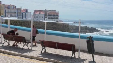 Mafra, Portekiz. 15 Ağustos 20.Portekiz 'deki Ericeira köyü manzarası.