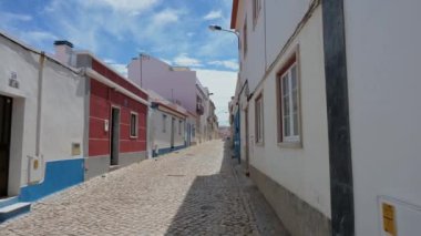 Mafra, Portekiz. 15 Ağustos 20.Portekiz 'deki Ericeira köyü manzarası.