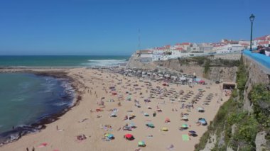 Mafra, Portekiz. 15 Ağustos 20.Portekiz 'deki Ericeira köyü manzarası.