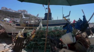 Mafra, Portekiz. 15 Ağustos 20.Portekiz 'deki Ericeira köyü manzarası.