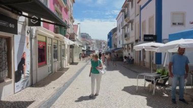 Mafra, Portekiz. 15 Ağustos 20.Portekiz 'deki Ericeira köyü manzarası.