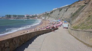 Mafra, Portekiz. 15 Ağustos 20.Portekiz 'deki Ericeira köyü manzarası.