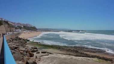 Mafra, Portekiz. 15 Ağustos 20.Portekiz 'deki Ericeira köyü manzarası.