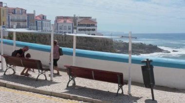 Mafra, Portekiz. 15 Ağustos 20.Portekiz 'deki Ericeira köyü manzarası.