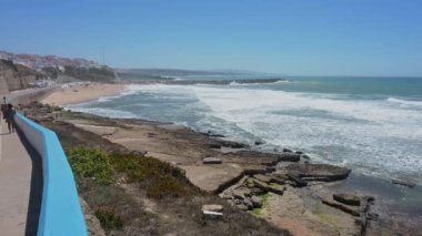 Mafra, Portekiz. 15 Ağustos 20.Portekiz 'deki Ericeira köyü manzarası.