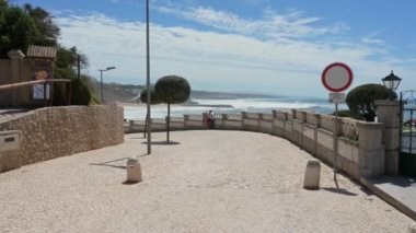 Mafra, Portekiz. 15 Ağustos 20.Portekiz 'deki Ericeira köyü manzarası.