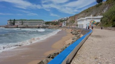 Mafra, Portekiz. 15 Ağustos 20.Portekiz 'deki Ericeira köyü manzarası.