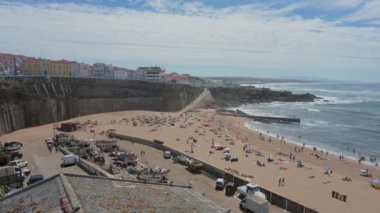 Mafra, Portekiz. 15 Ağustos 20.Portekiz 'deki Ericeira köyü manzarası.