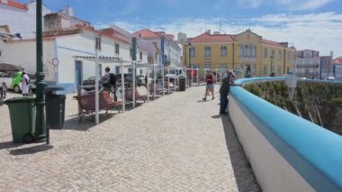 Mafra, Portekiz. 15 Ağustos 20.Portekiz 'deki Ericeira köyü manzarası.