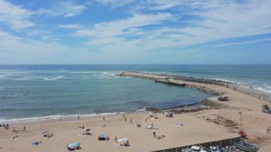 Mafra, Portekiz. 15 Ağustos 20.Portekiz 'deki Ericeira köyü manzarası.