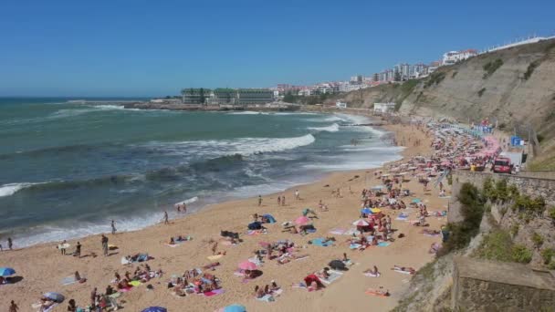 Mafra Portugal Augusti 202020 Utsikt Över Byn Ericeira Portugal — Stockvideo