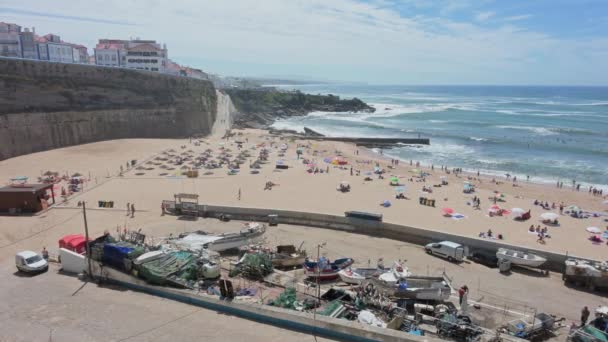 Mafra Portugal Augusti 202020 Utsikt Över Byn Ericeira Portugal — Stockvideo