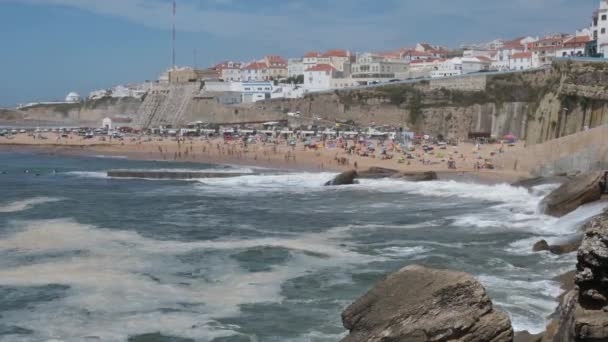 Mafra Portugal Agosto 2020 Vista Del Pueblo Ericeira Portugal — Vídeo de stock