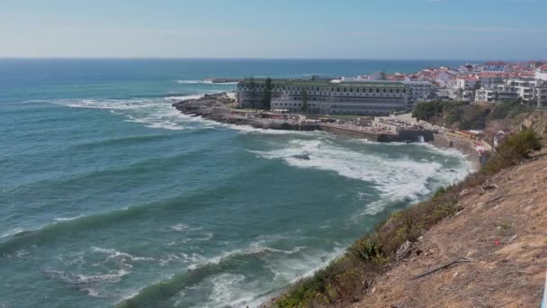 Mafra Portugal Augusti 202020 Utsikt Över Byn Ericeira Portugal — Stockvideo